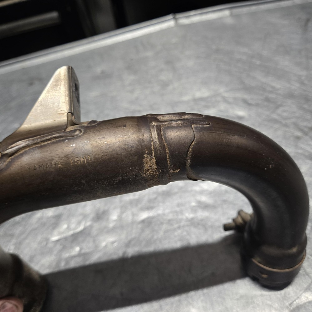 2014 Yamaha Yz250f Exhaust Pipe Chamber Header Pipe 2