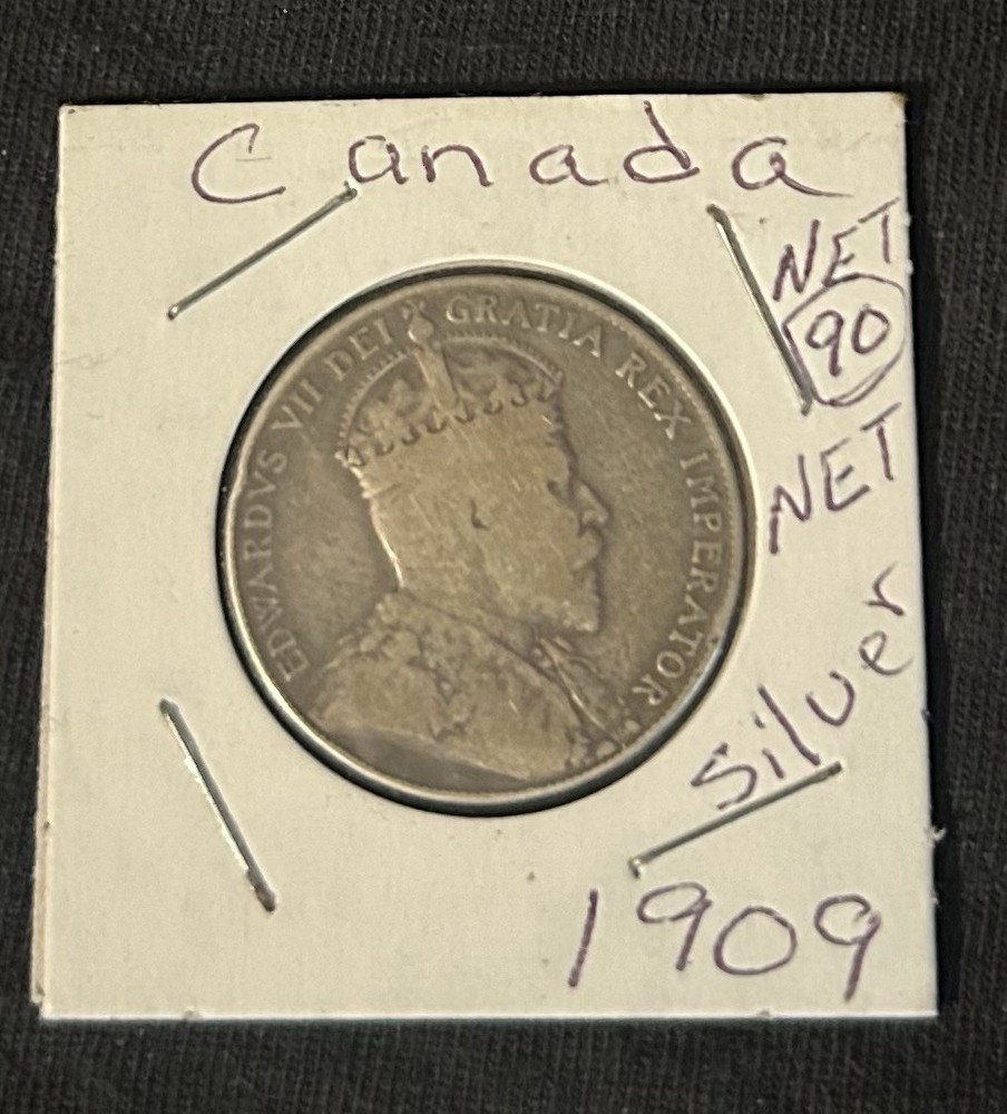 Canada 1909 Silver(.925) 50 Cents