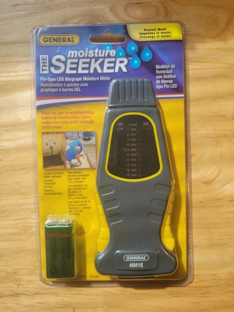 General Tools, MM1E, LED Moisture Meter