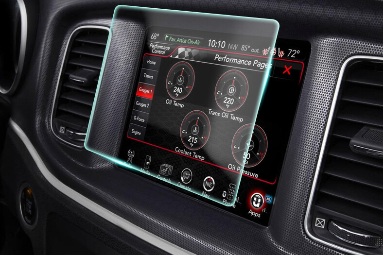Crystal Clear Screen Protector for 2017 Dodge Charger Vehicle Navigation