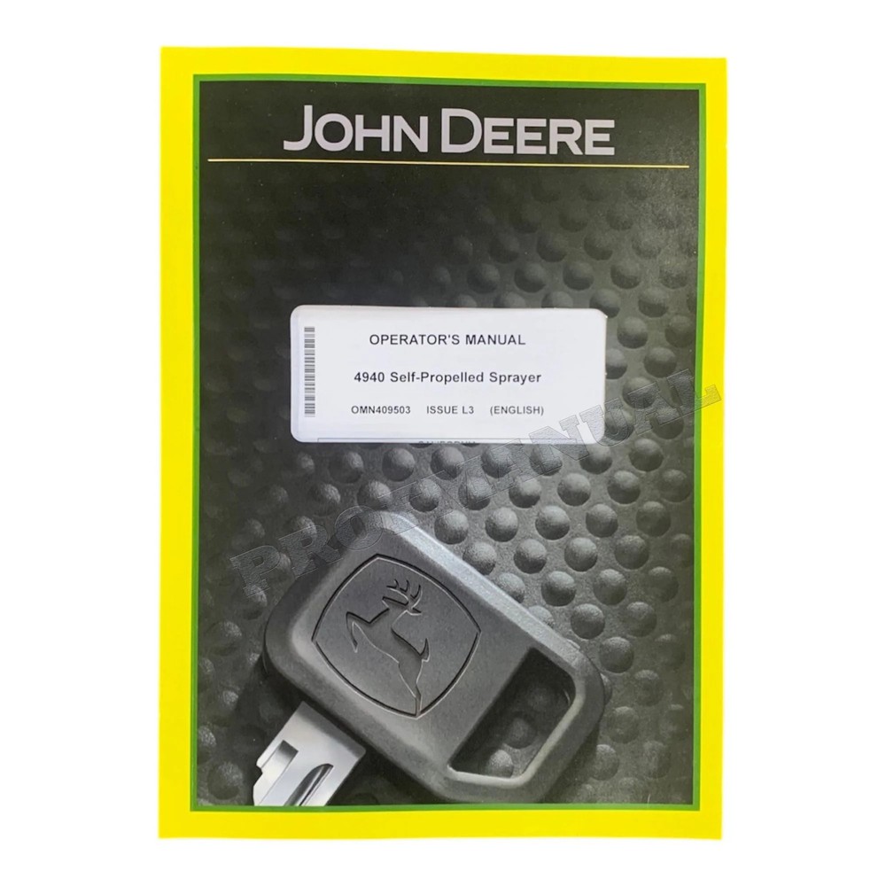 JOHN DEERE 4940 SPRAYER OPERATORS MANUAL #7 +!BONUS!