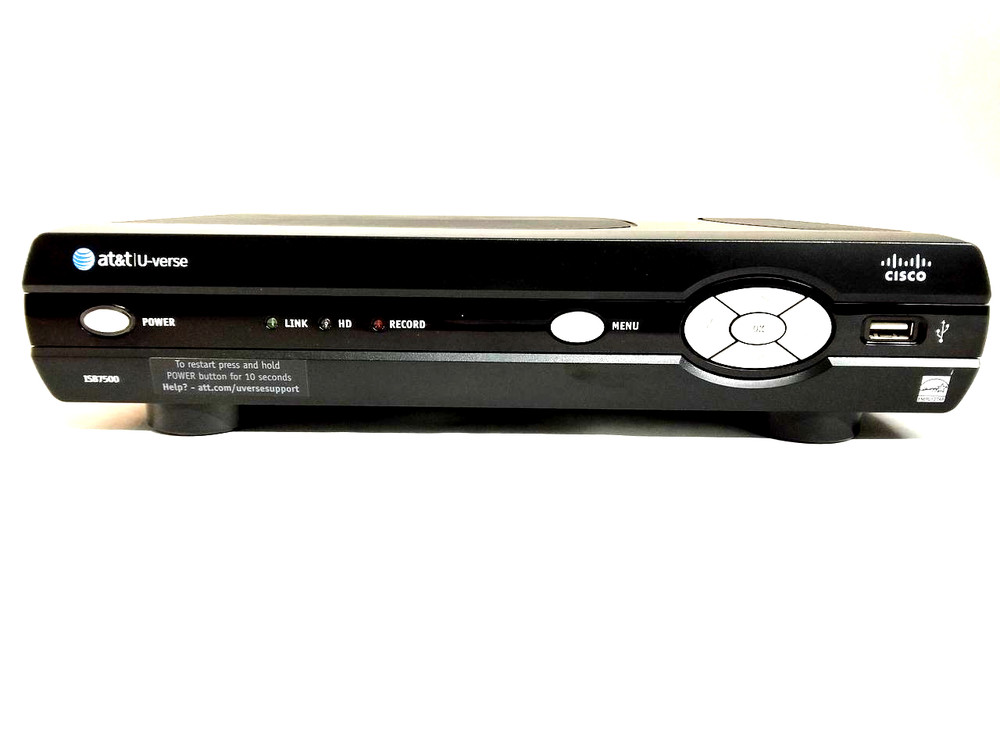 ATT U-Verse Cisco ISB7500 Internet Protocol Set Top Basic Box & Power Cord