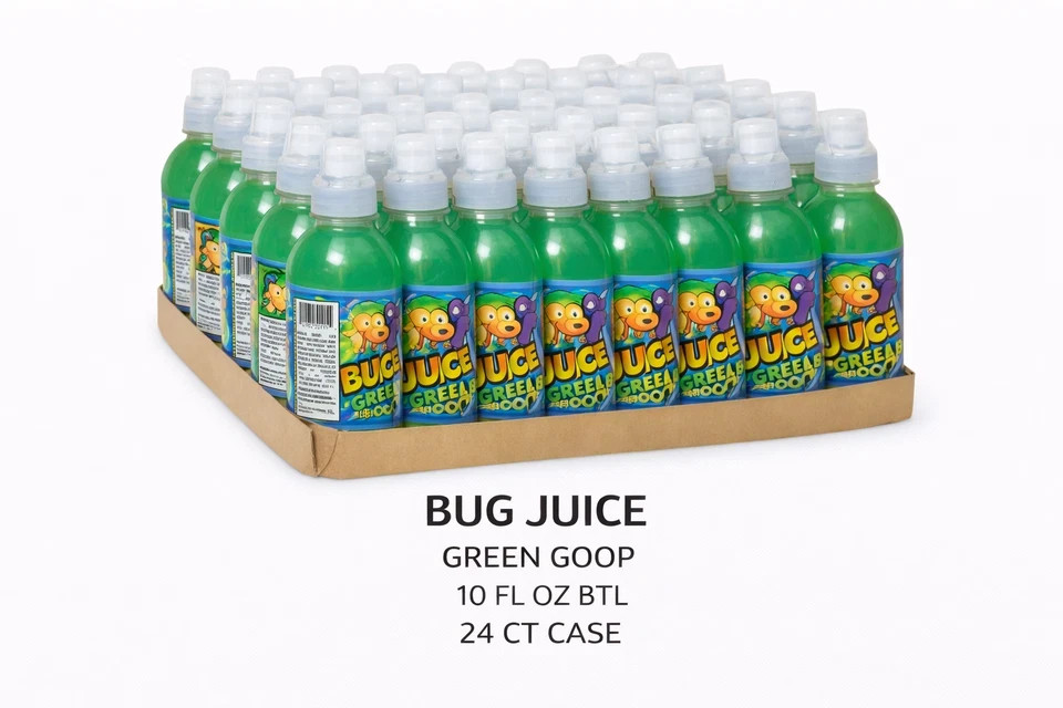 Bug juice green doop 10 fl oz 24 ct case