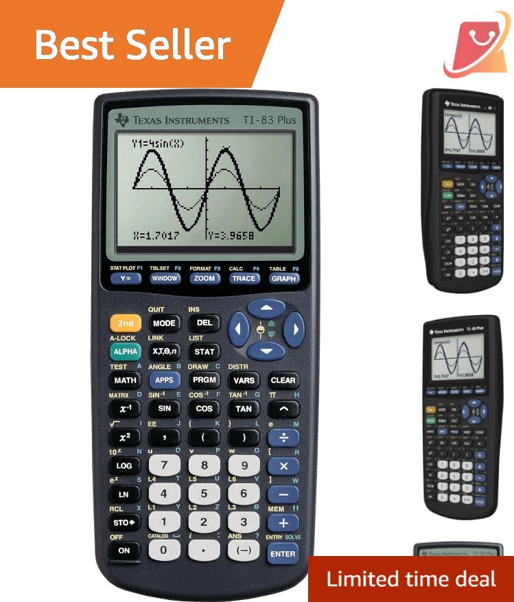 Graphing Calculator, Plastic, Standard Size, SAT PSAT ACT AP IB, Multi-Function