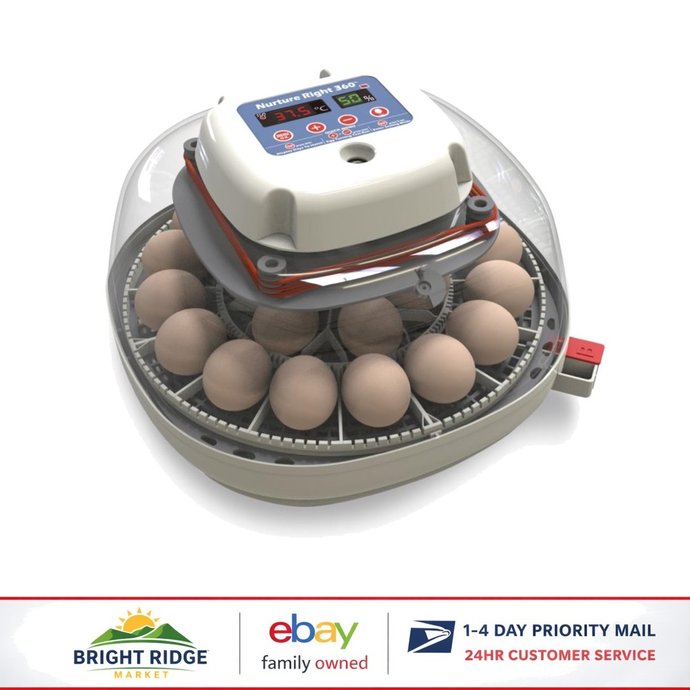 Complete Egg Incubator System for Chickens, Ducks, and Pheasants with Visibility