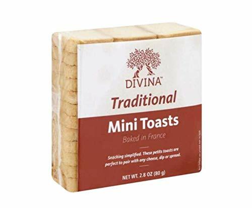 Divina Mini Toasts, 24 -2.8 Oz Packets