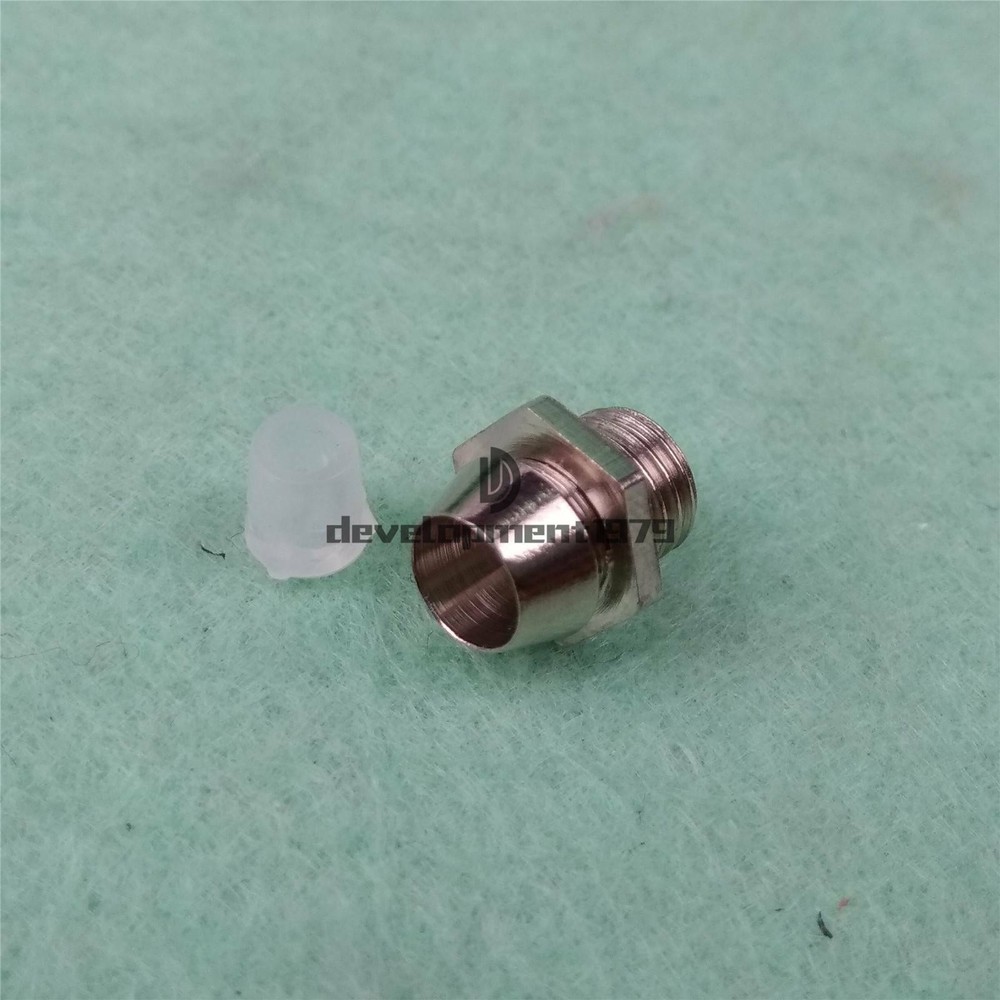 50PCS 3mm / 5mm Chrome Metal LED Bezel Holder Panel Display plastic