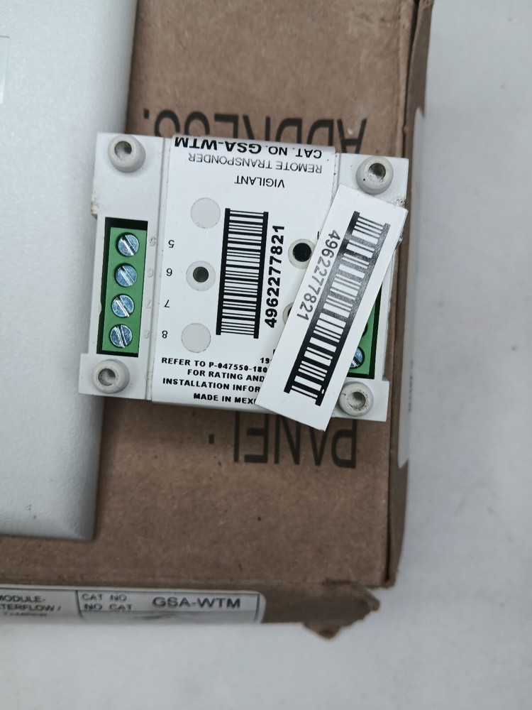 GSA-WTM Vigilant Module-Waterflow/Tamper