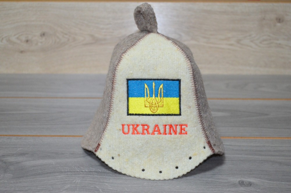 Sauna hat wool Ukrainian Sauna hat Sauna Felt Українські шапки для сауни лазні