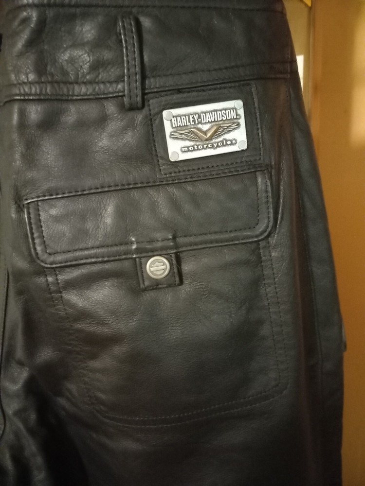 harley davidson leather Pants Unisex.