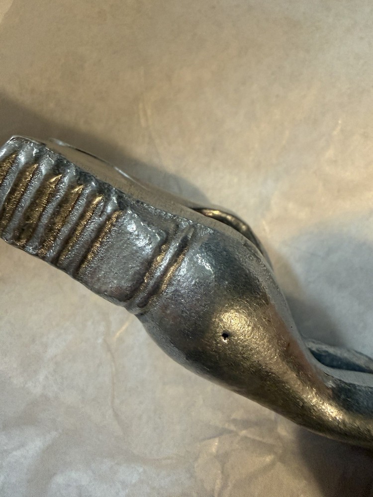 Vintage Cast Aluminum “Lady Legs” Novelty Nutcracker