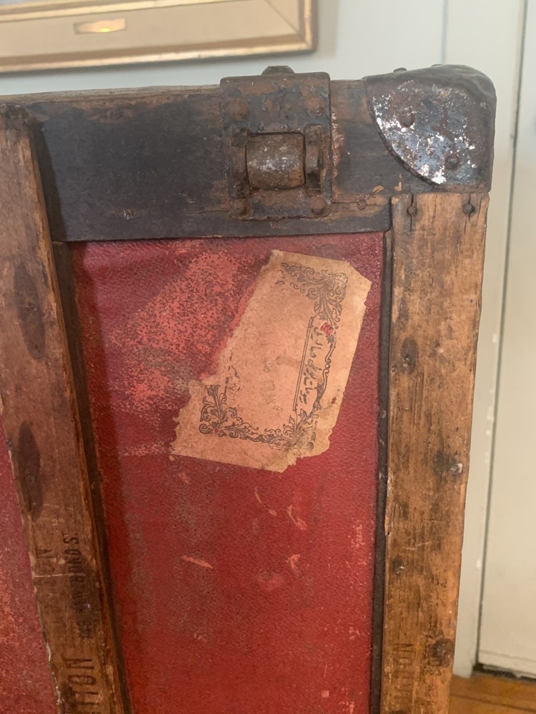 Louis Vuitton Monogram canvas steamer trunk