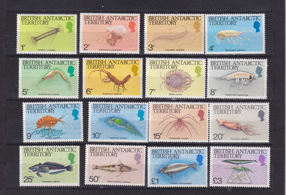 BRITISH ANTARCTIC TERRITORY BAAT #86-91 Continental drift, Climate change