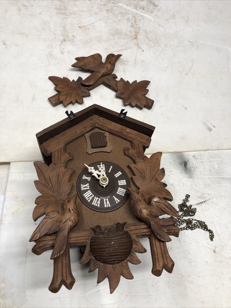 Vintage German Cuckoo Clock Birds—untested