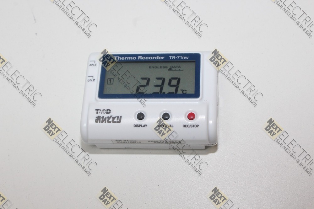 T and D, TR-71NW, Thermo Recorder Thermometer Temperature Internet 2ch Data