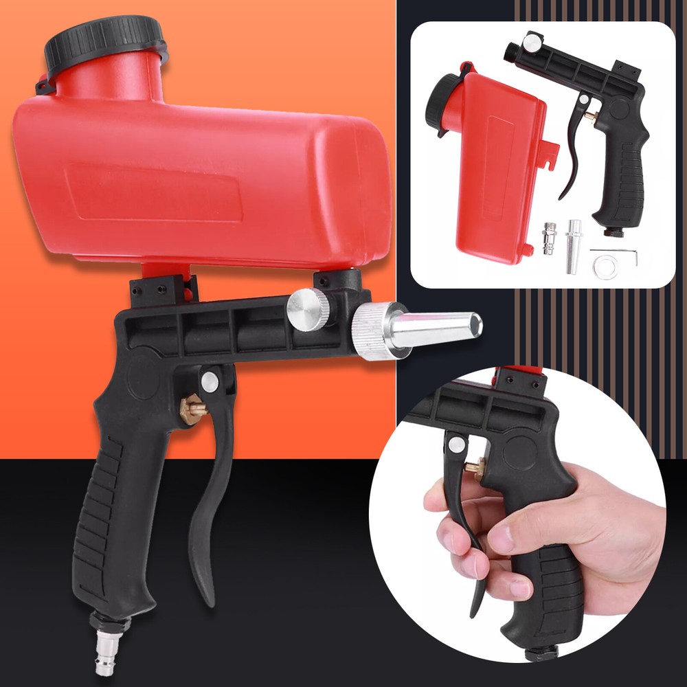Pneumatic Sandblasting Machine Mini Handheld Spray Sandblaster Hand Tool