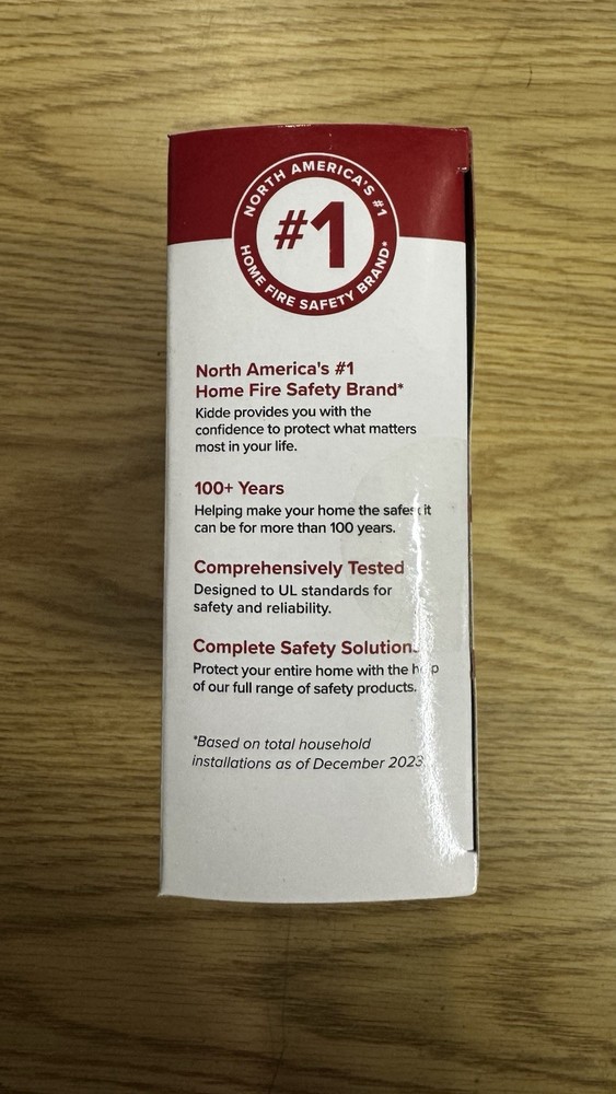 6 Kidde Hardwired Smoke Detector Interconnected LED Alarm