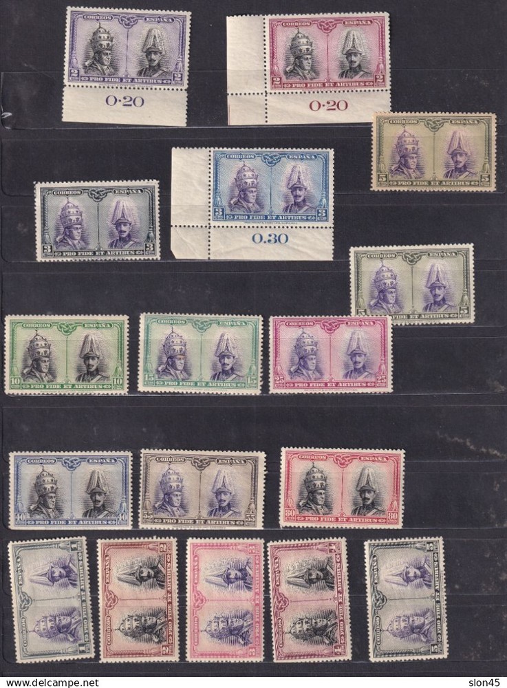 Spain 1930 Mi 376-403 MH Santiago/Toledo issues issue 16603