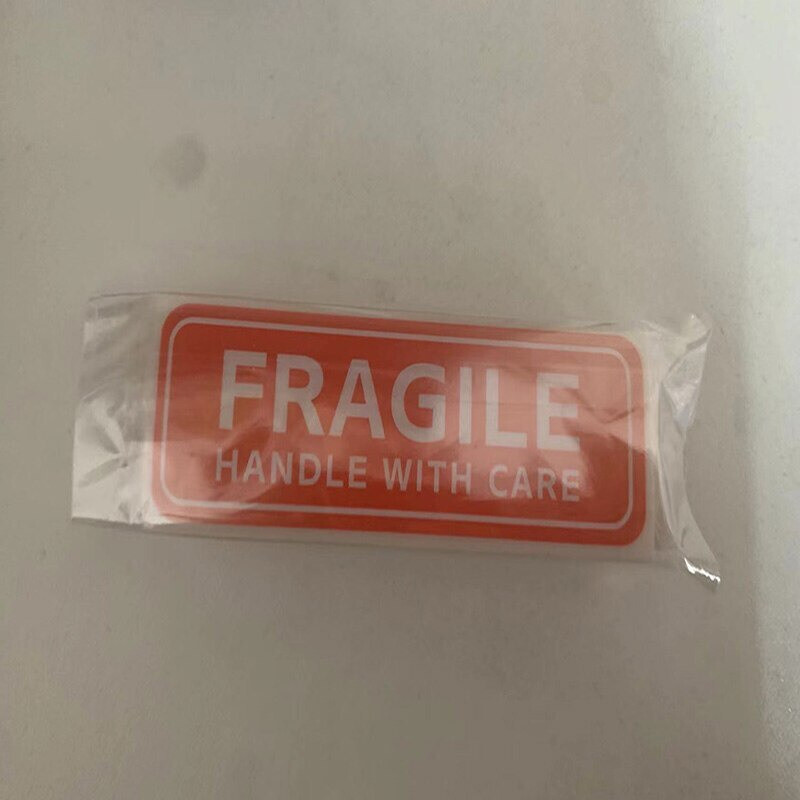 Fragile Handle With Care Sticker Warning Label Package Mailing Logo 100pc Roll