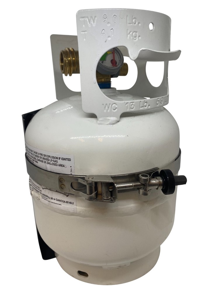 Overland Camping 5 LB Propane Tank Vehicle Mount with Quick Release