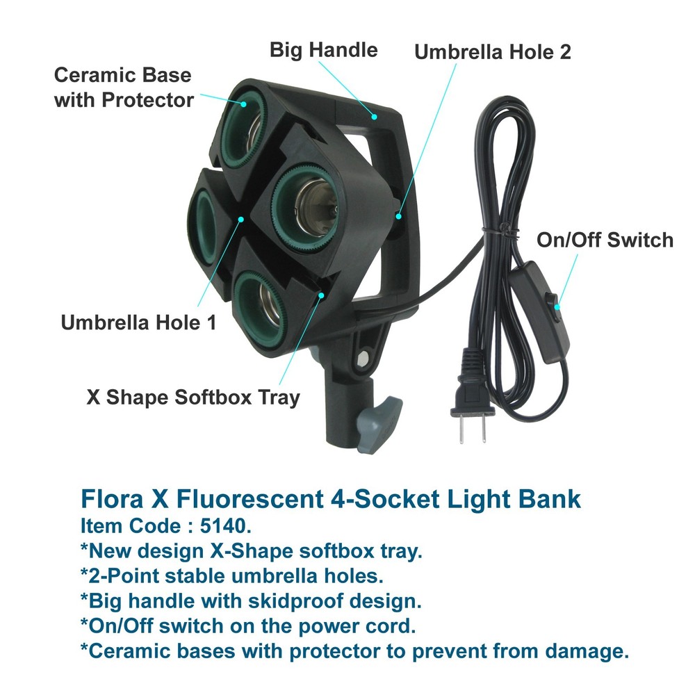 2000W Video Continuous Lighting Photography Softbox Light Stand Photo Studio Kit