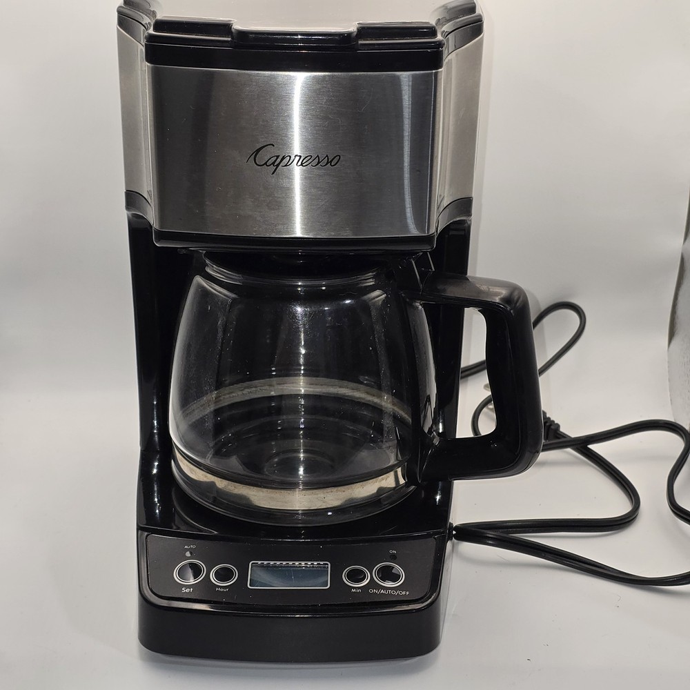 Capresso 5-Cup Mini Drip Coffee Maker Black Compact Countertop Tested