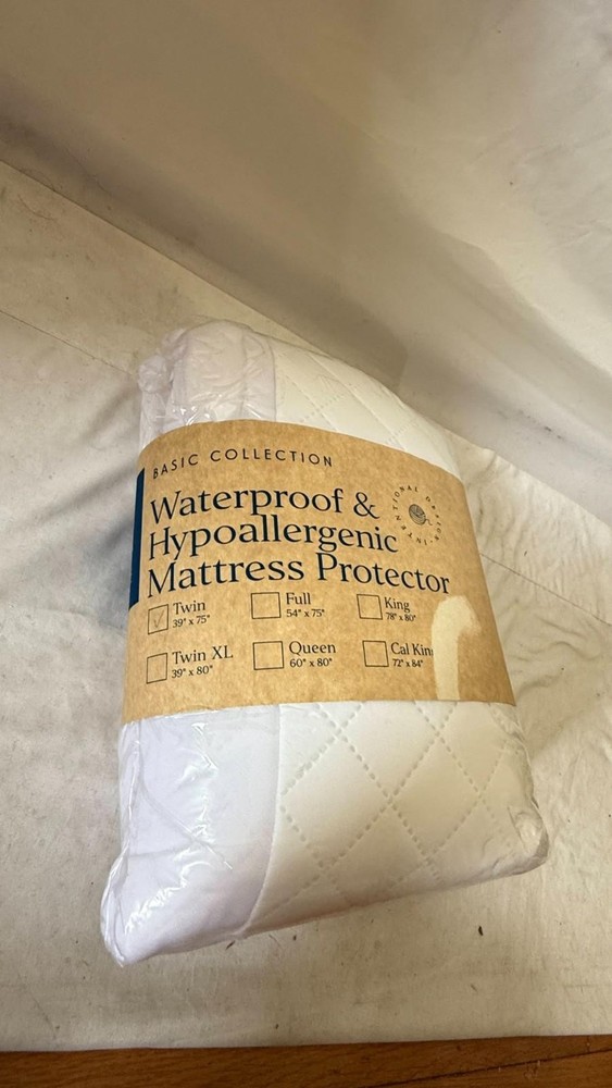 Ella Jayne Waterproof Mattress Pad - Twin Size White