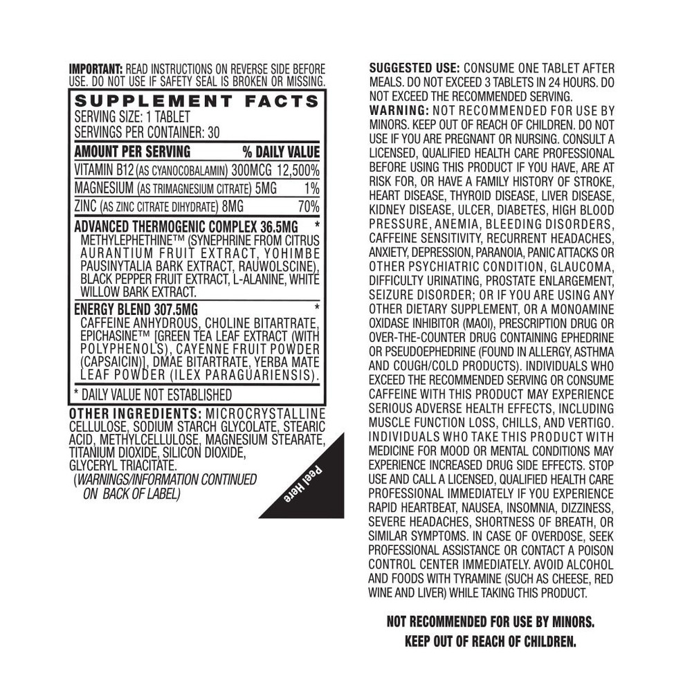 Rapid Action EXTREME 2-Way Max Strength 30ct Bottle