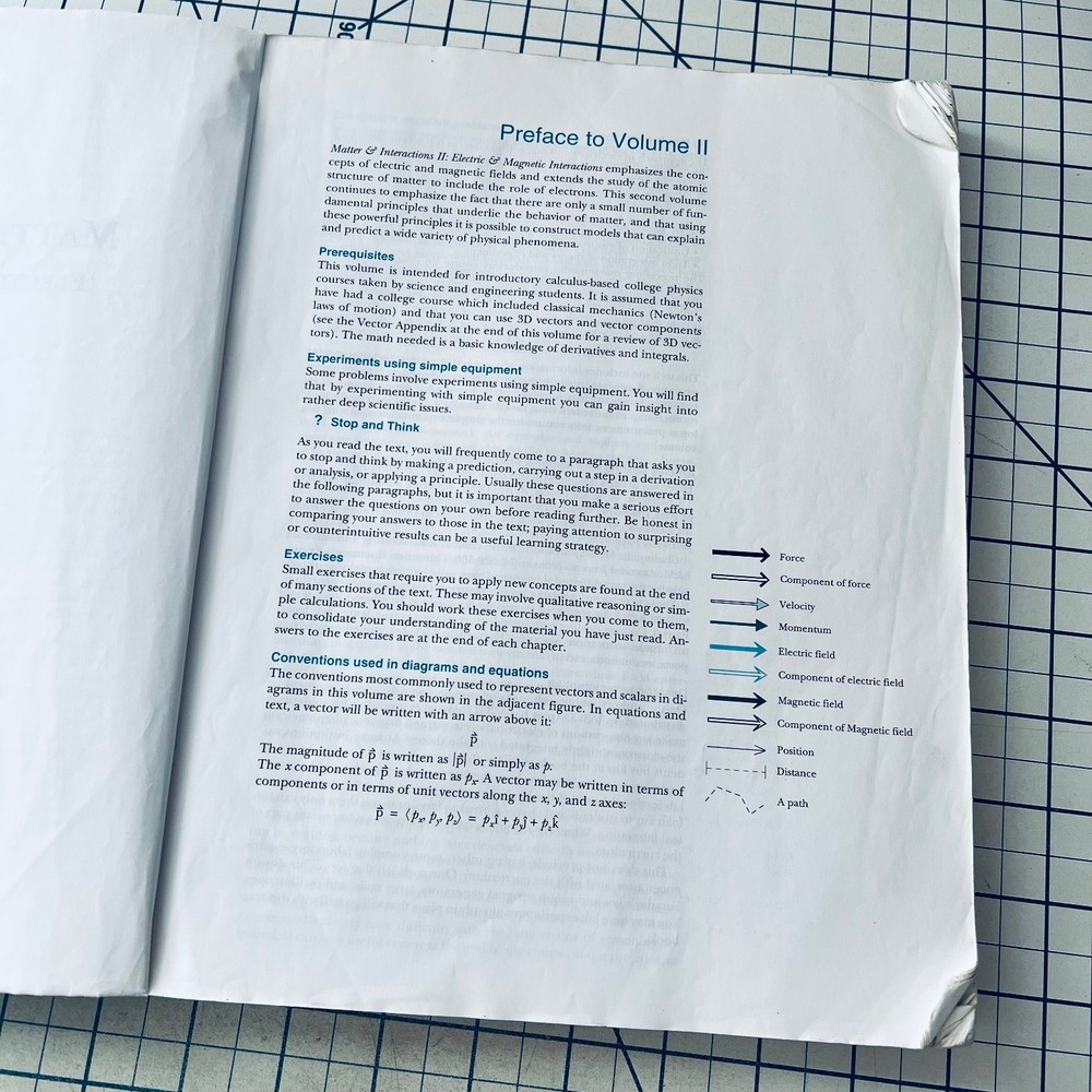 Matter & Interactions II Electric & Magnetic Interactions 2007 Vintage Computing