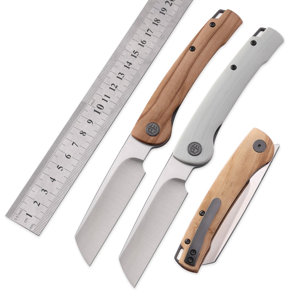 Petrified Fish PFE04 Scholar,154CM Satin/Stonewashed Blade Folding knife