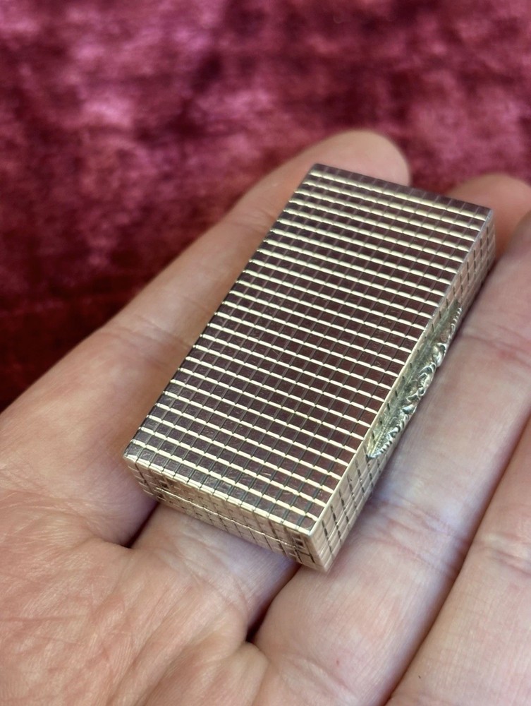 Silver Gilt Pill Box S J Rose Hallmarked