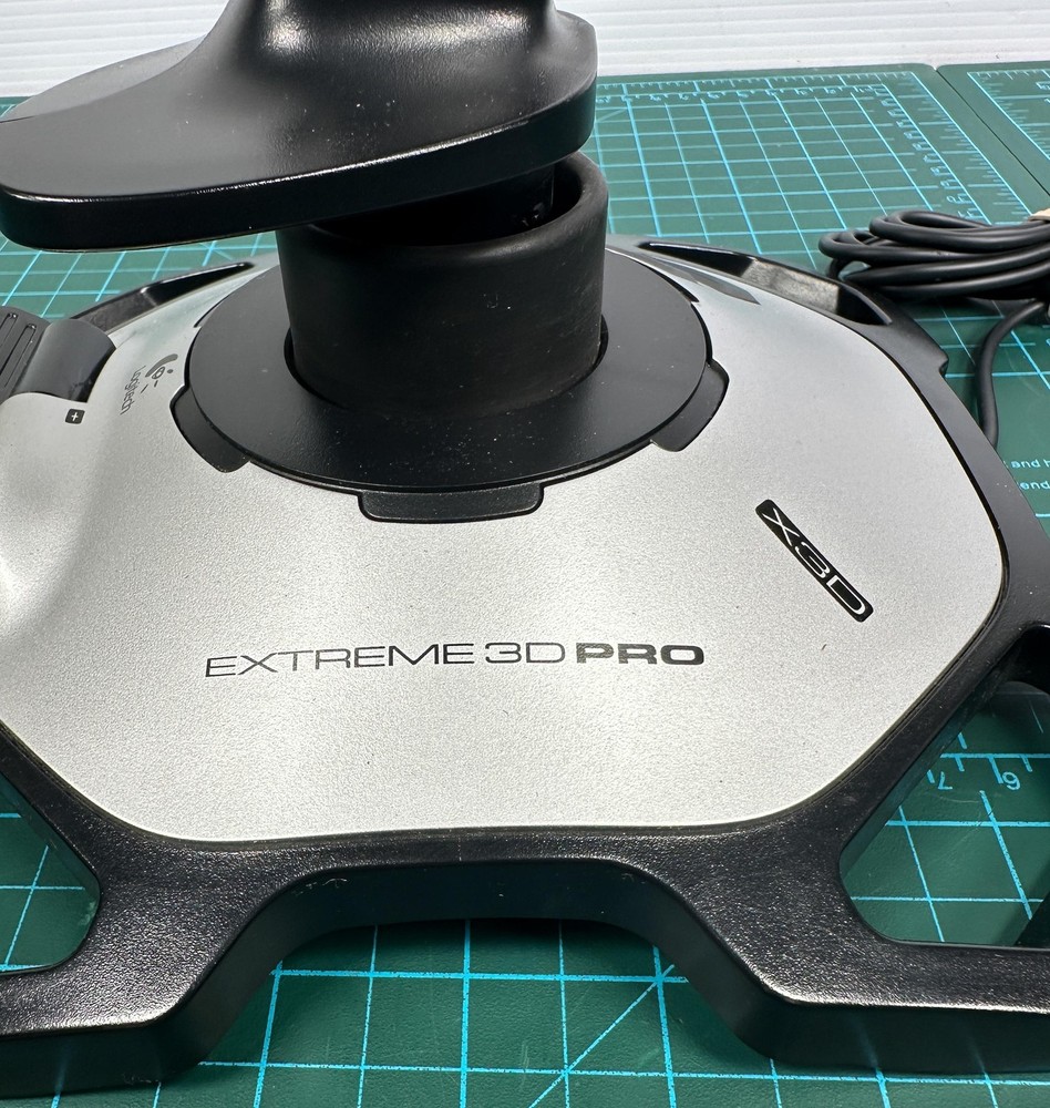 Logitech Extreme 3D Pro Gaming Flight Joystick USB Wired For PC TESTED WORKING