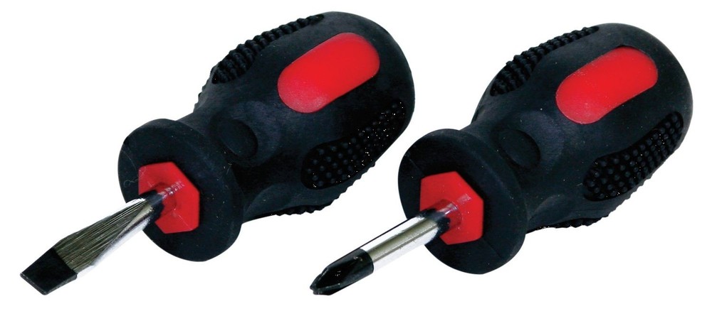 Performance Tool 1100 2 Piece Stubby Screwdriver Set