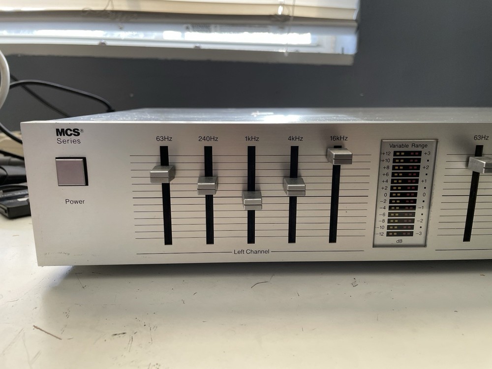 MCS 3032 Stereo Frequency Equalizer - *Tested Works!*