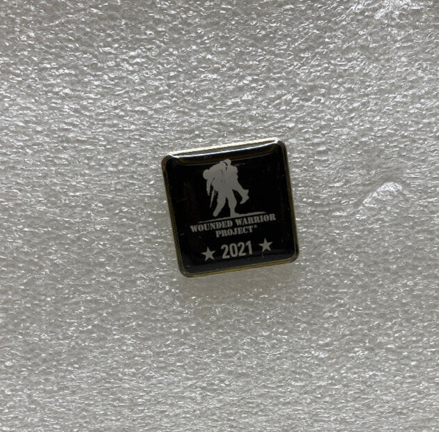 NEW 3/4-inch 2021 Black Commemorative Pin Wounded Warrior Project