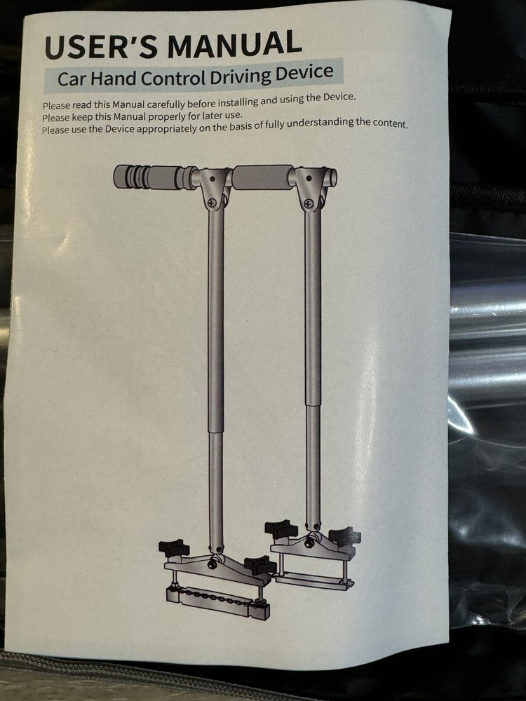 Portable Car Hand Control Driving Device