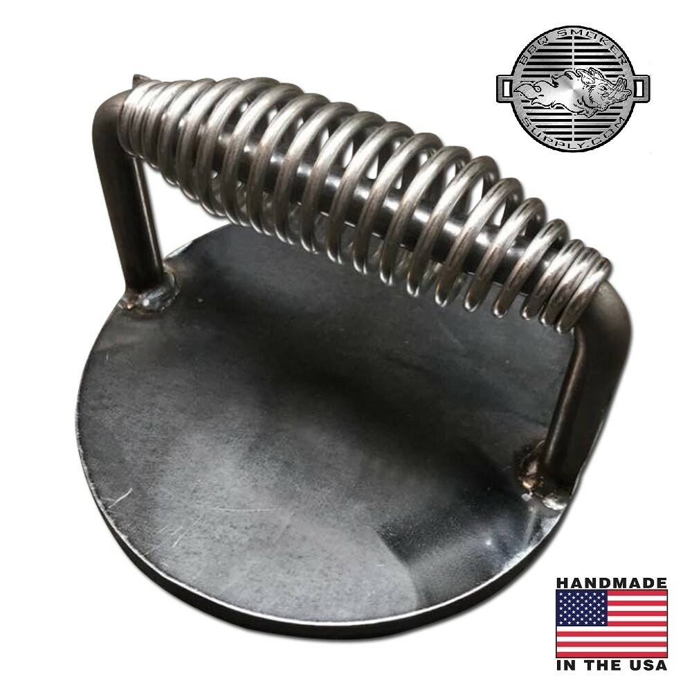 Steak Press Burger Bacon Weight with Stainless Handle, Heavy Duty
