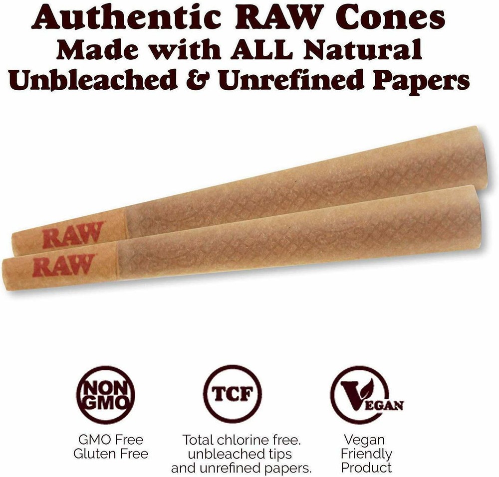 RAW 10 Classic 98 Special Cones - Natural Unrefined Rolling Papers