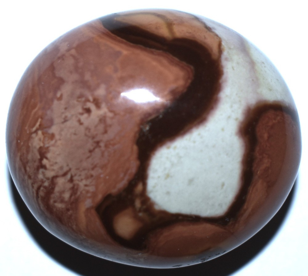 Pretty Polychrome Jasper Palm Stone 1.54"/43 Grams