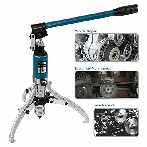 5 Ton Hydraulic Gear Puller Wheel Bearing Pulling Separator 3 in 1 5T Overall