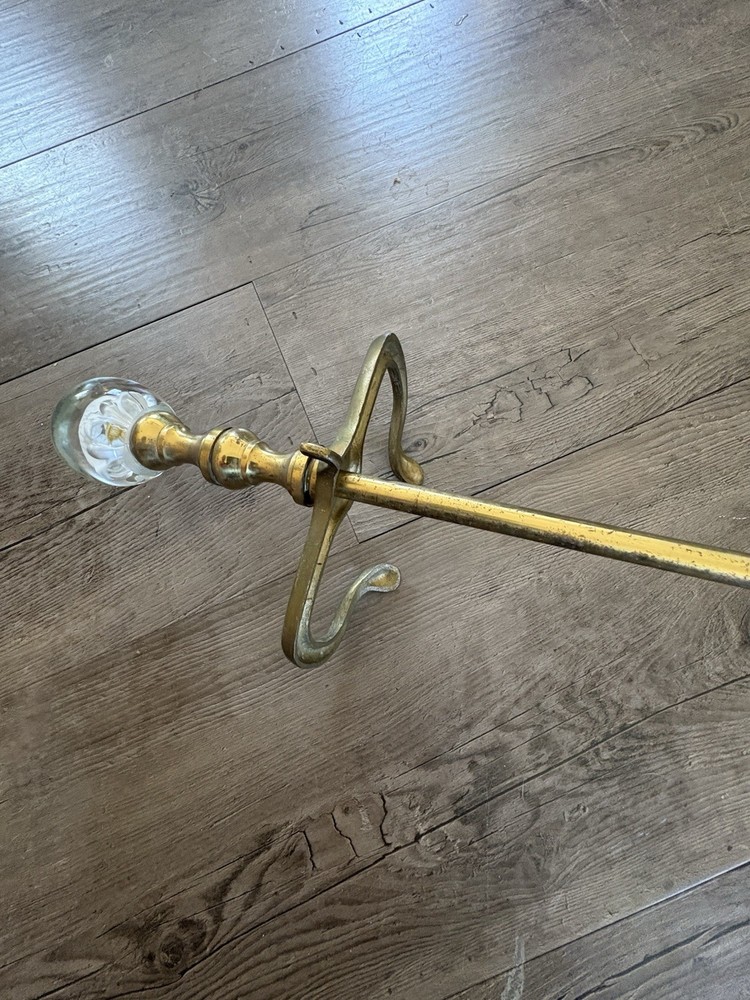 Fireplace Base PLATED Brass / Art Sphere USED.
