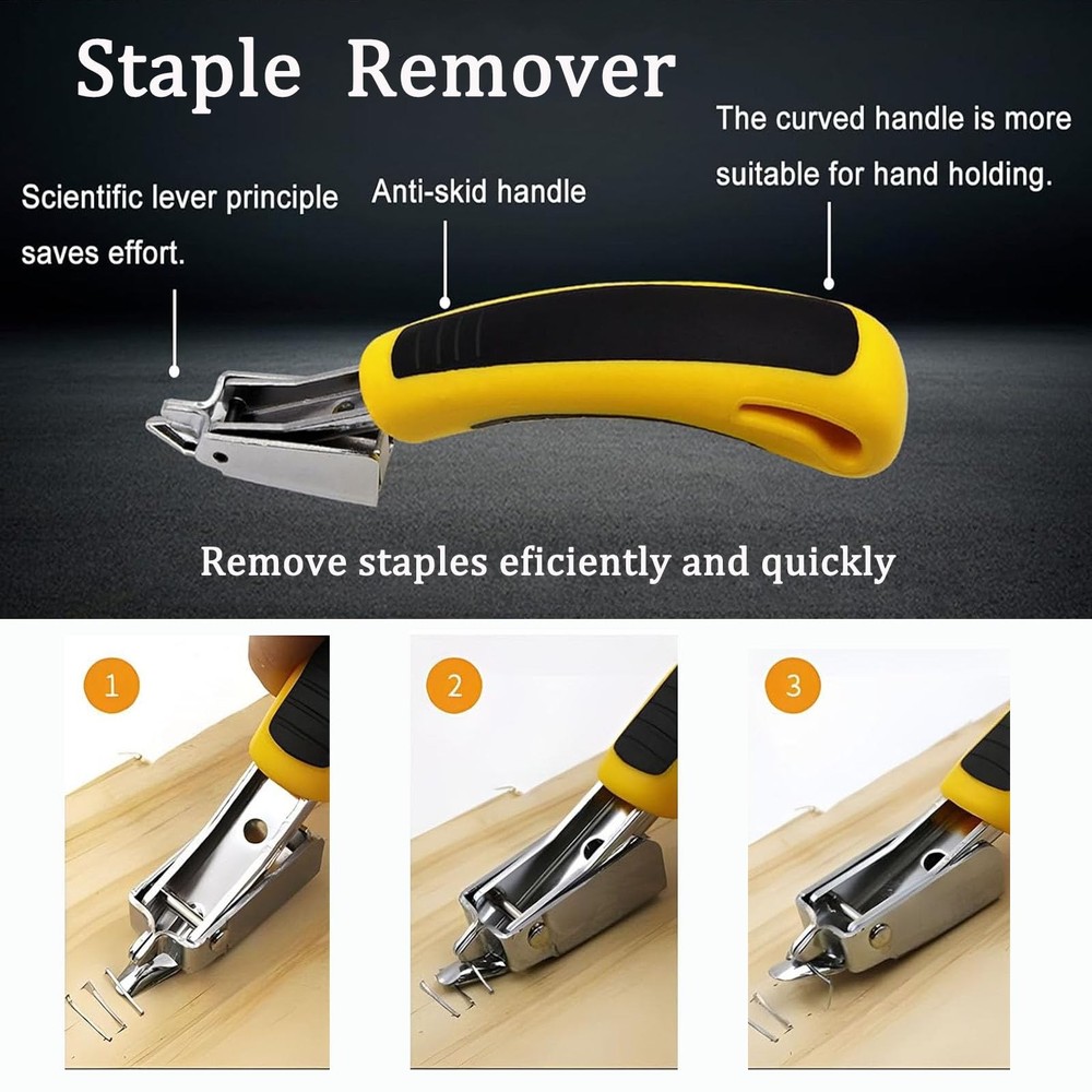Upholstery Staple Tack Puller Nail Tool Set Nail Puller Plier, Staple Puller,...