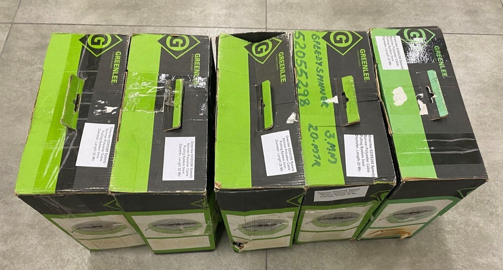 Greenlee 52055298 Speedy Spinner Polyester Cable Pulling System 3mm Dia 20M Long