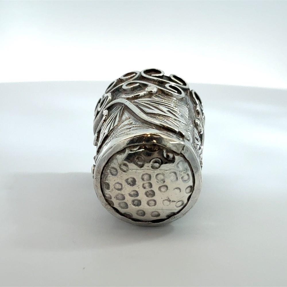 Mexico 925 Sterling Silver Thimble Size 8