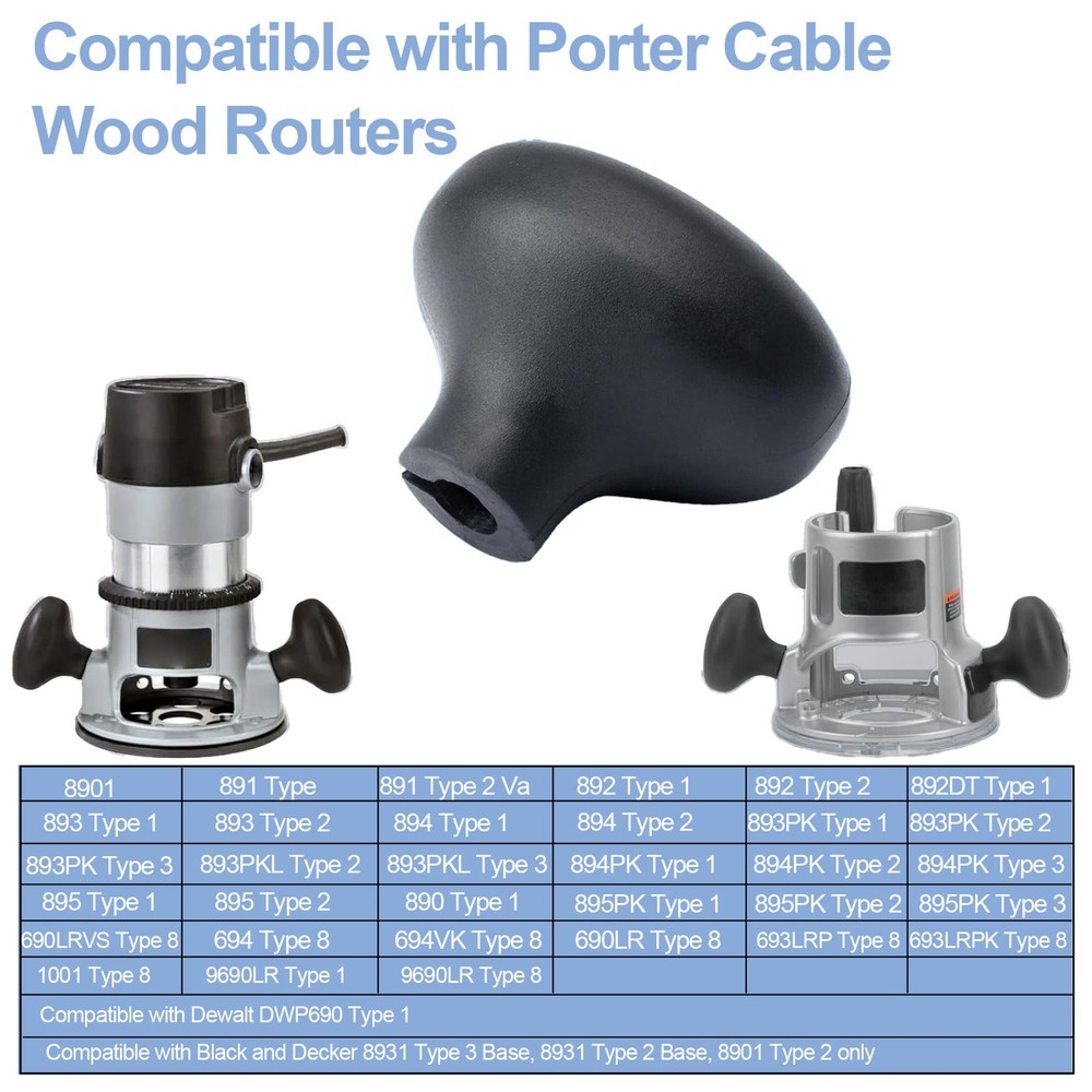 Porter Cable Router Replacement (2 Pack) Handle - 908572-2PK