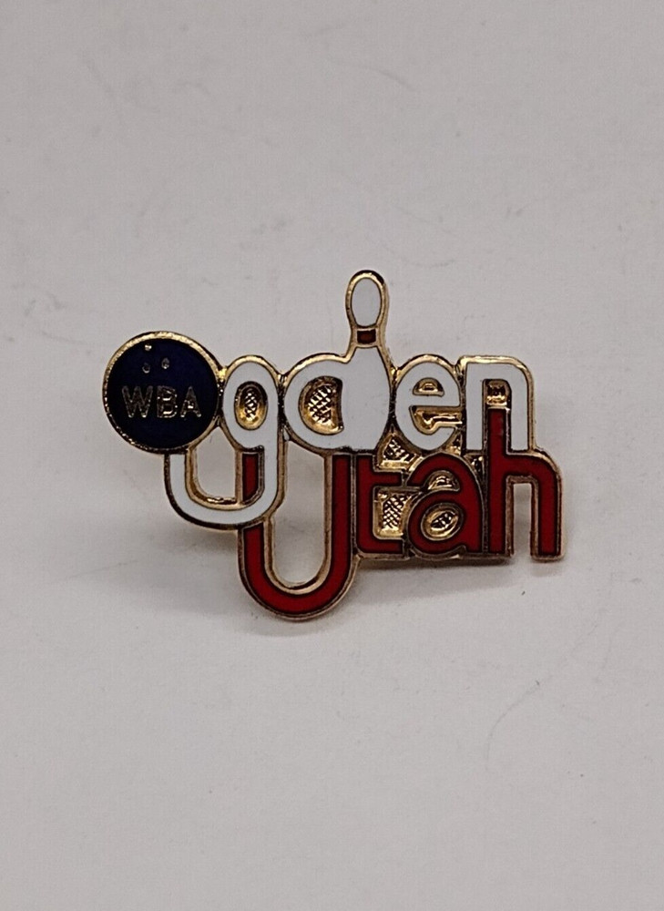 Ogden Utah WBA Bowling Lapel Tack Pin