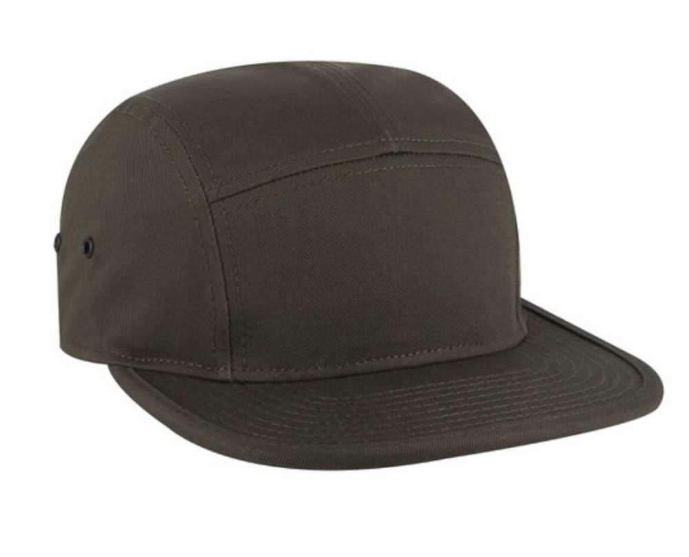 NEW OLIVE GREEN CAMPER 5 PANEL STRAP BACK ADJUSTABLE SKATE FLAT 1511098