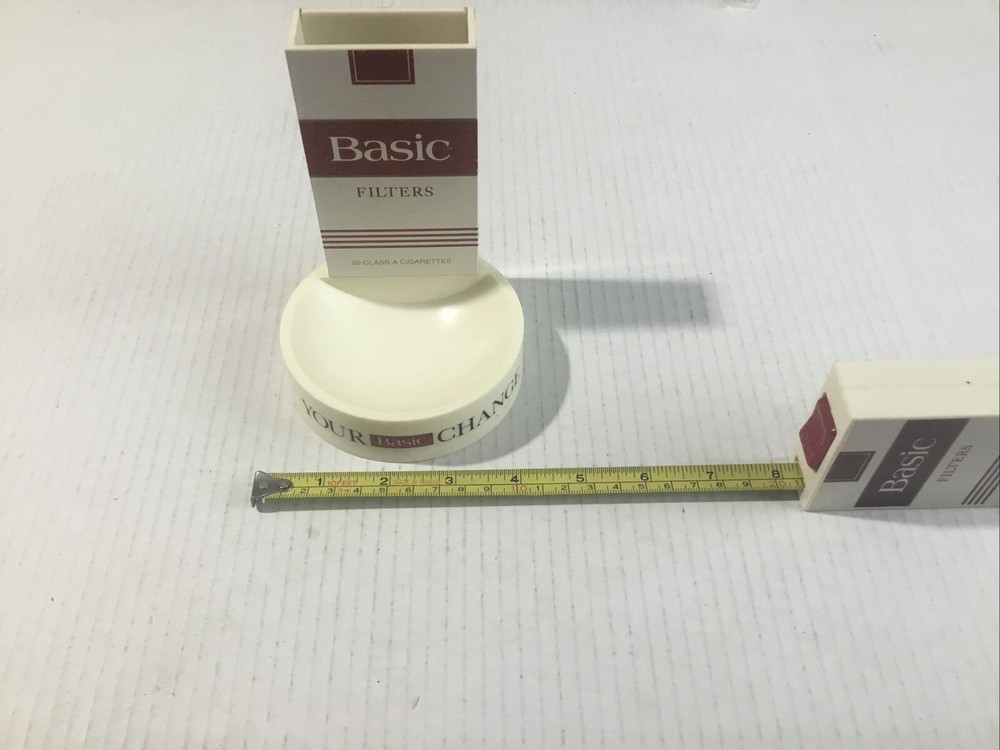 Basic Filter Cigarettes Advertising Change Tray And Ruler .