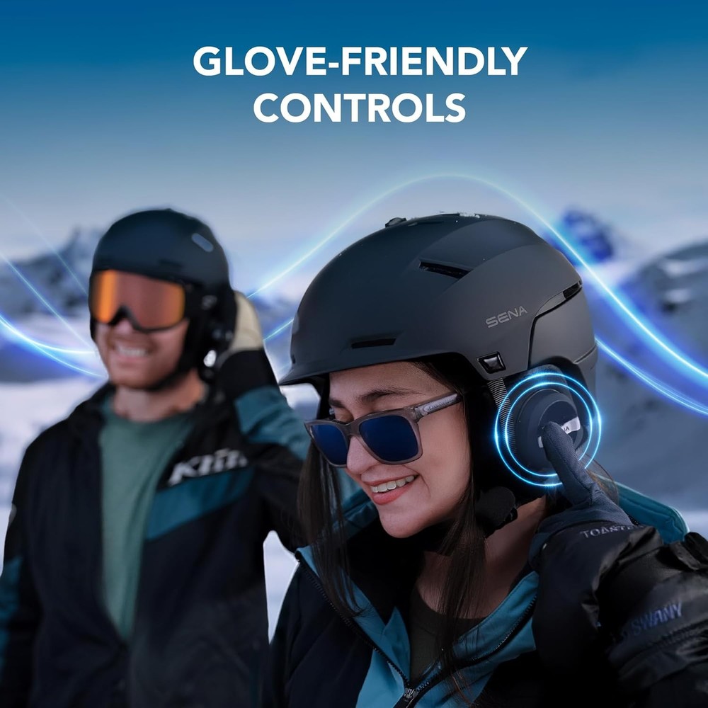 Sena Latitude S2 Snow Smart Helmet - Bluetooth Connectivity & Mesh Intercom Sz L