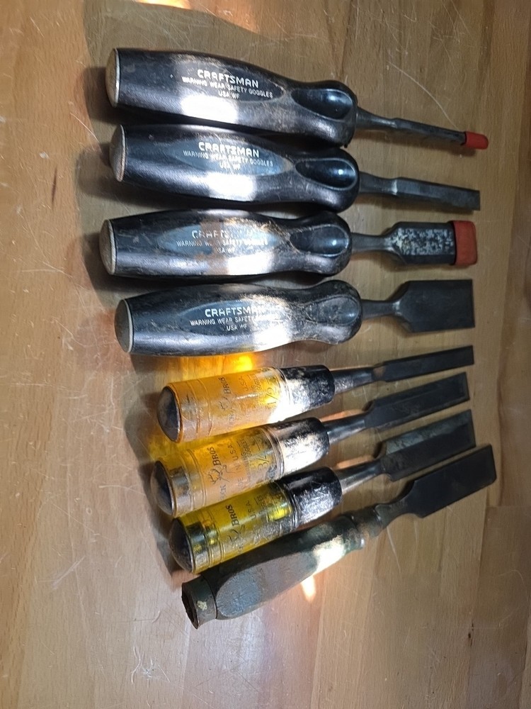 Craftsman Wood Chisel Lot And Others